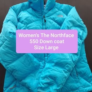 Womens The North Face 550 Down Coat